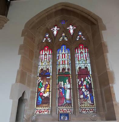Photo Gallery Image - Stained glass window in St Mary's Church