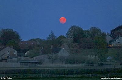 Photo Gallery Image - Blue Moon over Charlton Adam, copyright Ben Pulletz