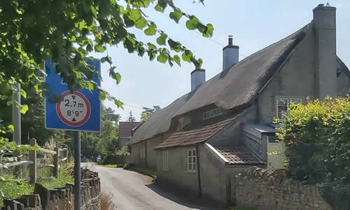Thatched cottage in the parish - photo by kind permission of Jemma Lawson